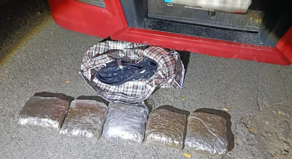 Akcija ”MAN”: Uhapšene dvije osobe, zaplijenjeno pet kilograma marihuane