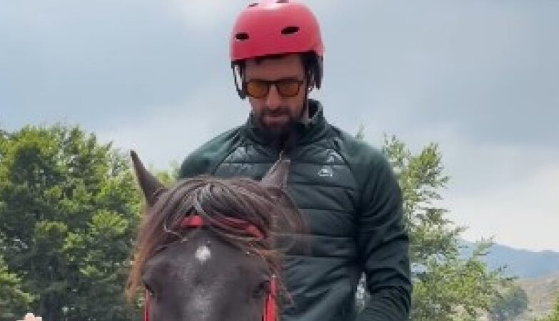 Novak puni baterije na planini