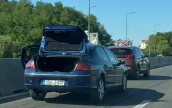 Udes na brzoj cesti u Zalužanima