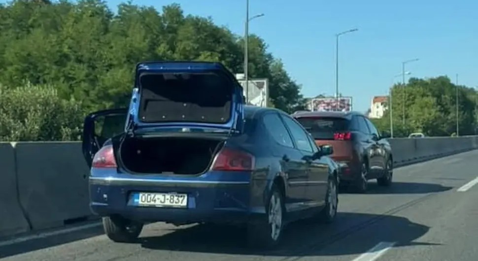 Udes na brzoj cesti u Zalužanima, velike gužve