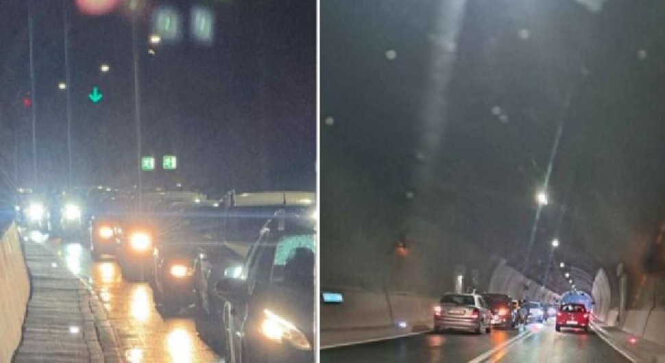 Saobraćajni kolaps zbog nesreće u tunelu Vranduk: Sudarila se četiri vozila, dvoje povrijeđeno