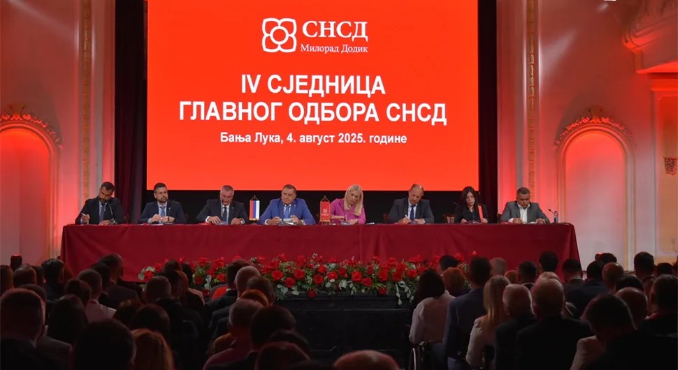UŽIVO Konferencija za novinare nakon sjednice Glavnog odbora SNSD-a