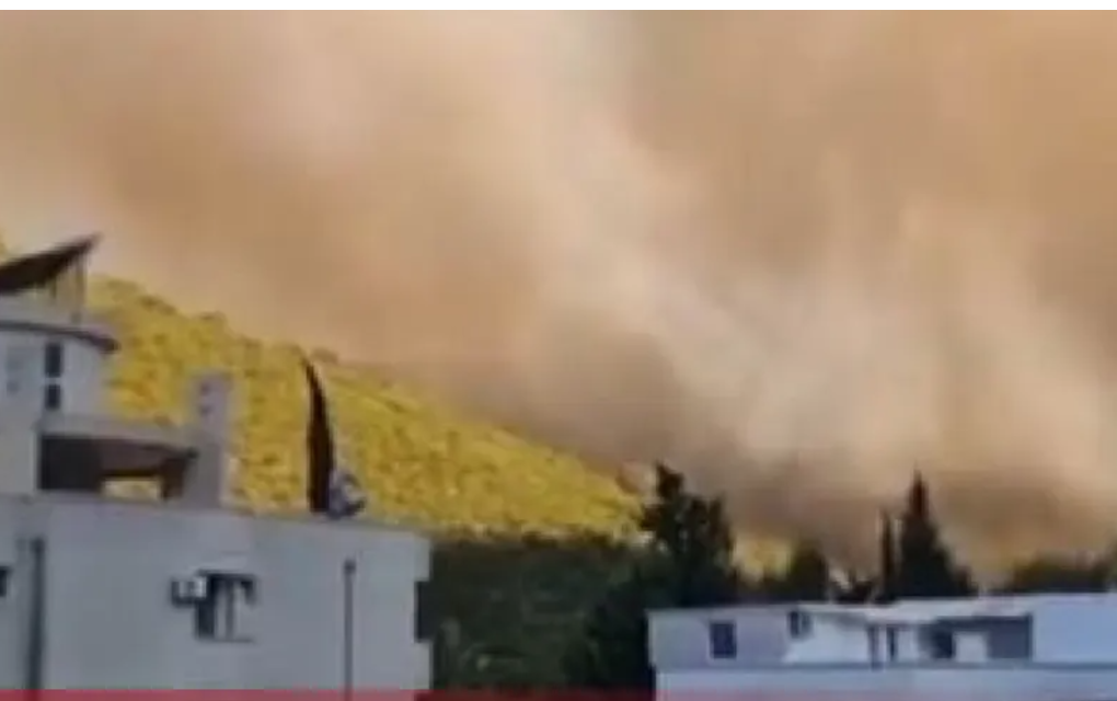BUKTE POŽARI U CRNOJ GORI! Katastrofa u Čanju, građani u strahu, gust dim stigao do plaža, Srbija šalje pomoć!