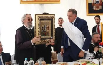 Služenje prve Svete arhijerejske liturgije u srpsko-ruskom Hramu