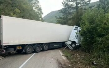 Kamion blokirao put Trebinje–Nikšić