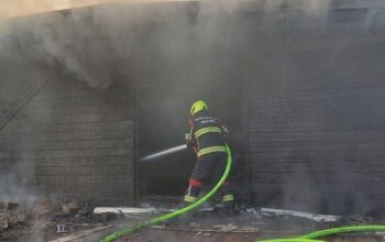 Gorjela brvnara na Čokorskim poljima u Banjaluci