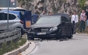 Teška nesreća na magistralnom putu u Crnoj Gori