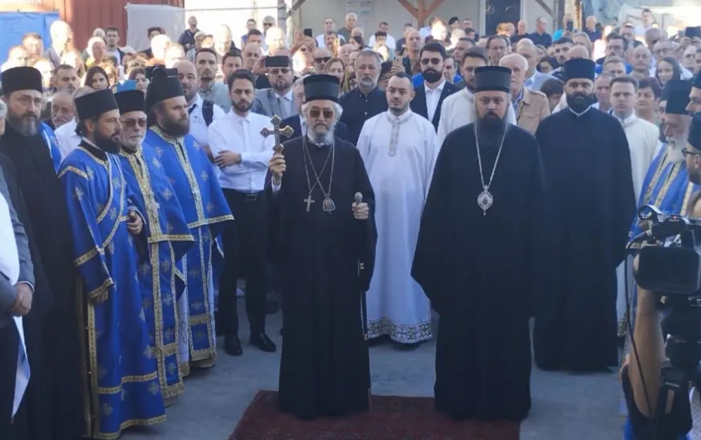 Prva liturgija u Hramu Preobraženja Gospodnjeg u Banjaluci