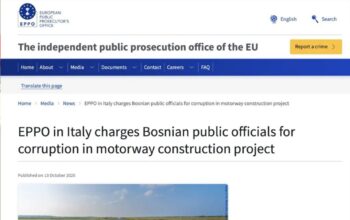 EPPO o istrazi u BiH