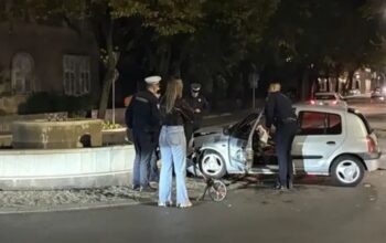 Pijan udario u fontanu