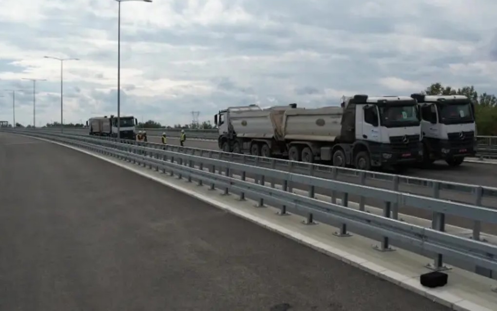 Testiranje mosta preko rijeke Save