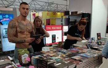 AI foto na sajmu knjiga u Zagrebu