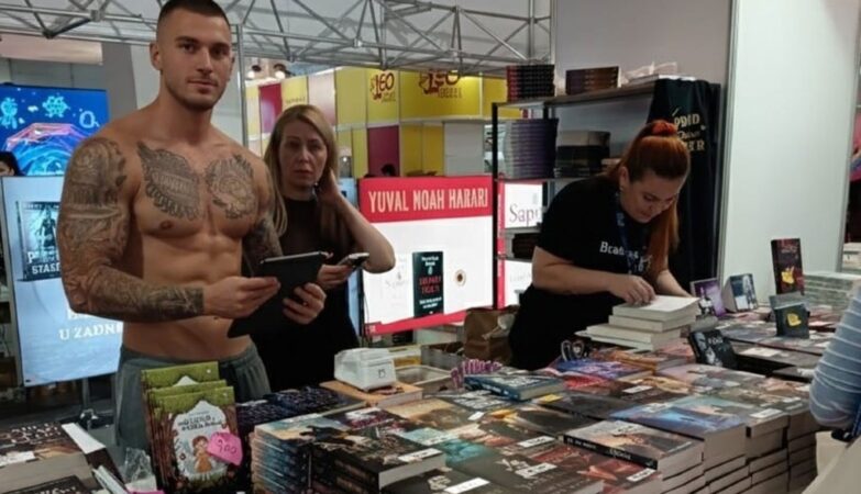 AI foto na sajmu knjiga u Zagrebu