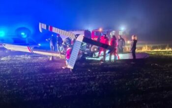 Avion koji se večeras srušio kod Subotice