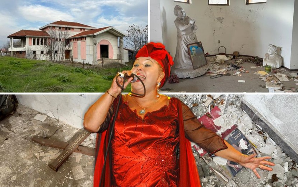 Sve polupano, nasred kuće krst sa groba! JEZIVE fotografije iz obijene vile Esme Redžepove