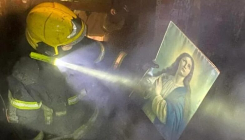 ikona spašena u požaru