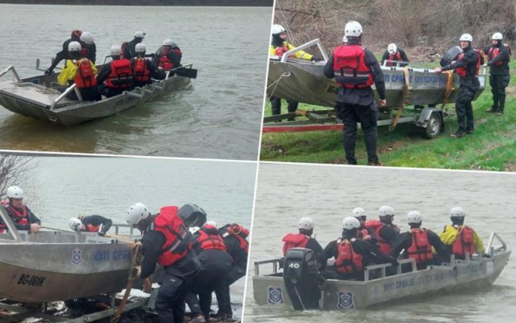 PRVE SLIKE POTRAGE ZA NESTALIM MUŠKARCIMA KOD LESKOVCA: Vatrogasci, policija, meštani – svi na nogama, pretražuju i jezero!