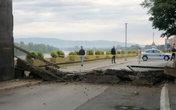 urušio se dio mosta u gradišci