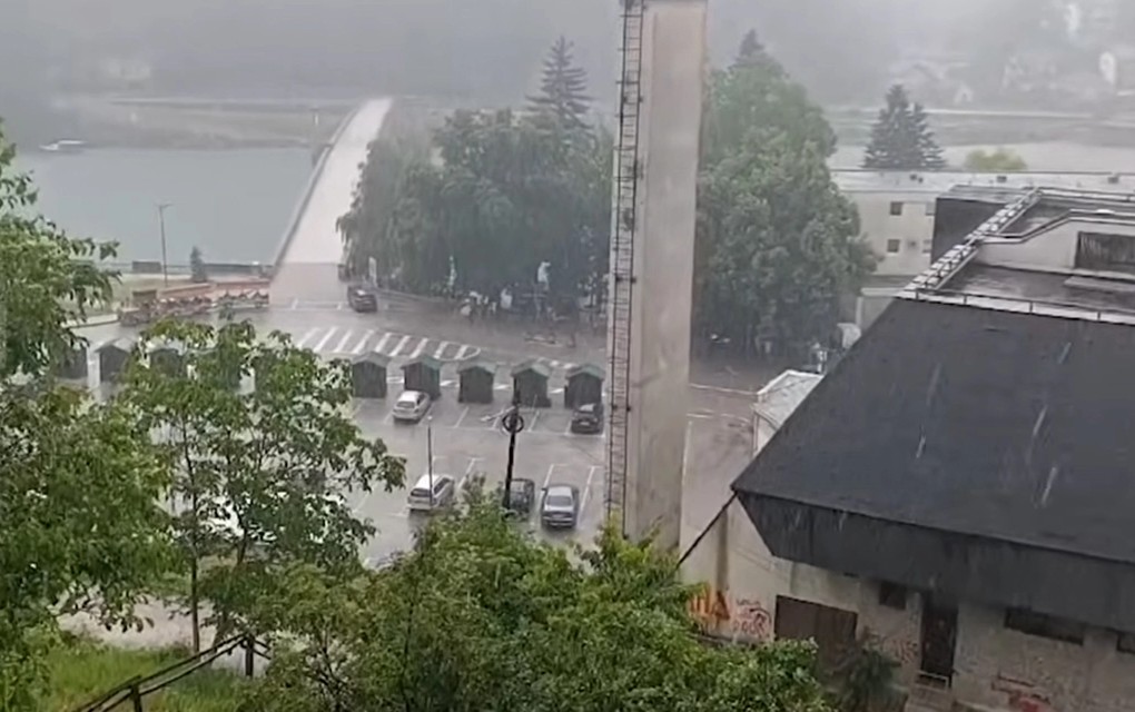 Višegrad pogodilo jako nevrijeme: Ulice pod vodom, odroni na putu
