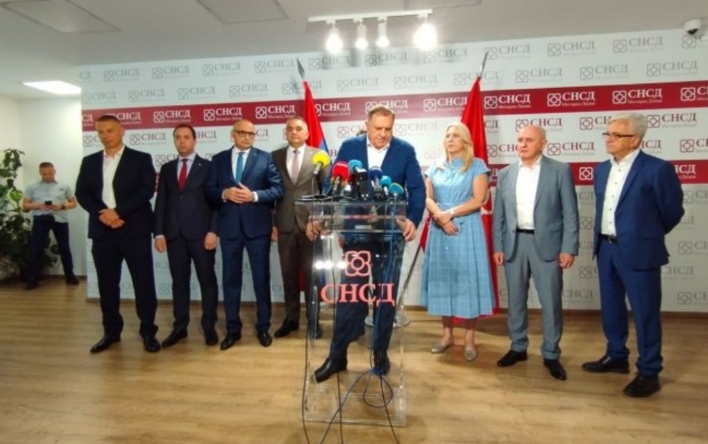 Željka Cvijanović, kandidat za člana Predsjedništva BiH a Savo Minić kandidat za predsjednika Srpske