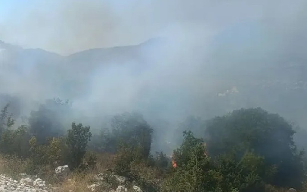 Bjesni požar iznad Trebinja: Vatrena linija duga dva kilometra