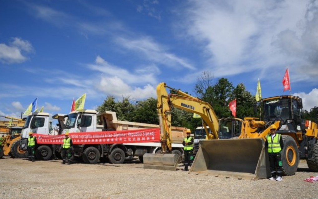 Stevanović u obilasku gradilišta auto-puta Bijeljina-Brčko