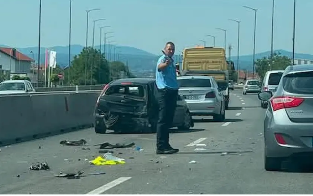 Udes na brzoj cesti iz pravca Laktaša: Sudarili se BMV i Ford