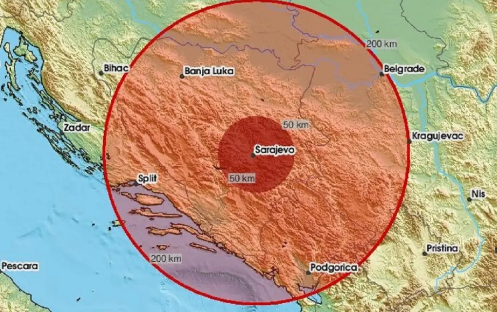 Zemljotres rano jutros zatresao BiH