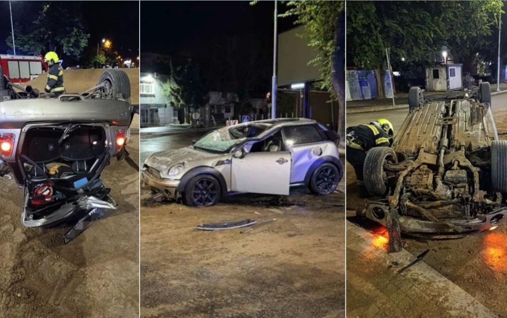 Novi detalji prevrtanja automobila u Banjaluci: Vatrogasci intervenisali, potom sapirali kolovoz